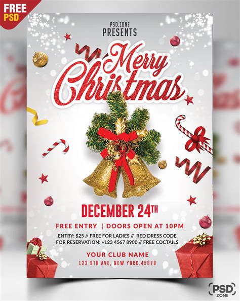 free psd christmas flyer|free downloadable christmas flyer templates.